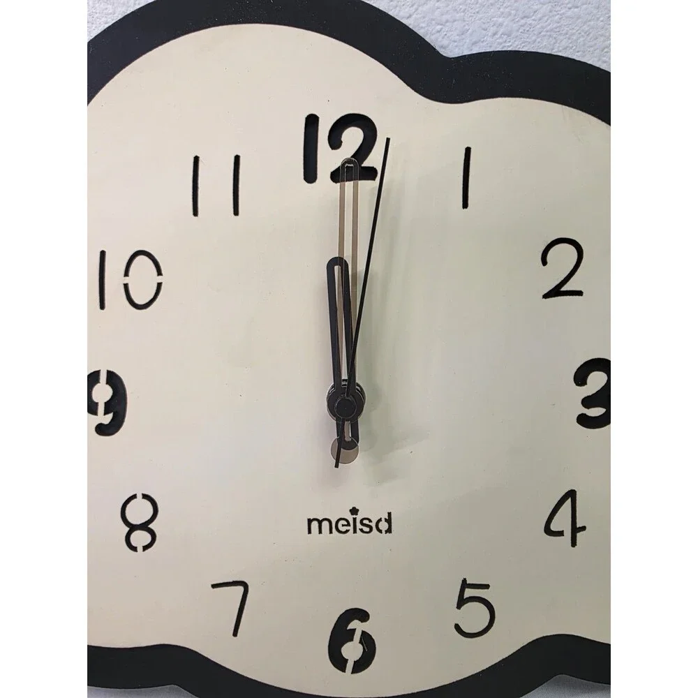 Meisd Cloud Decorative Wall Clock for Living Room Decor, Modern Nursery Decor